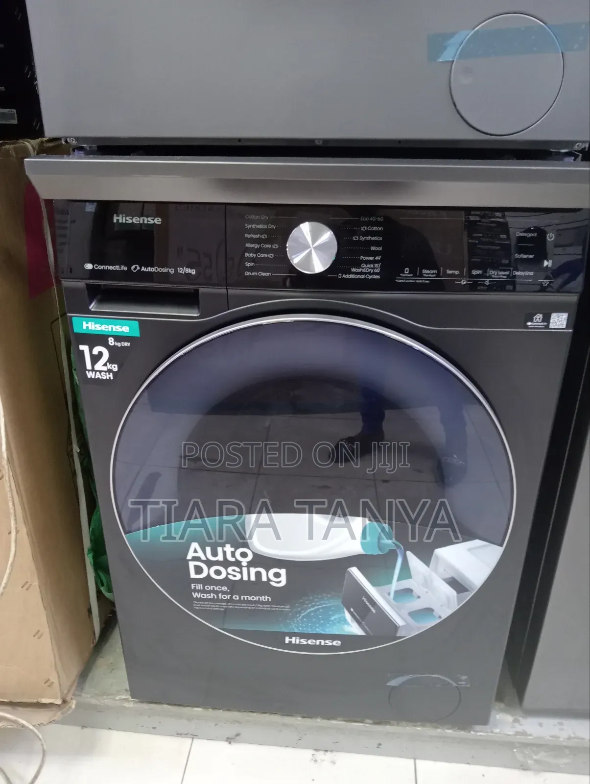 Hisense 12kg Washer Front Load and 8kg Dryer