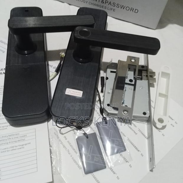 House Access Passcode Fingerprint Door Lock Wifi Enabled - thumbnail 2