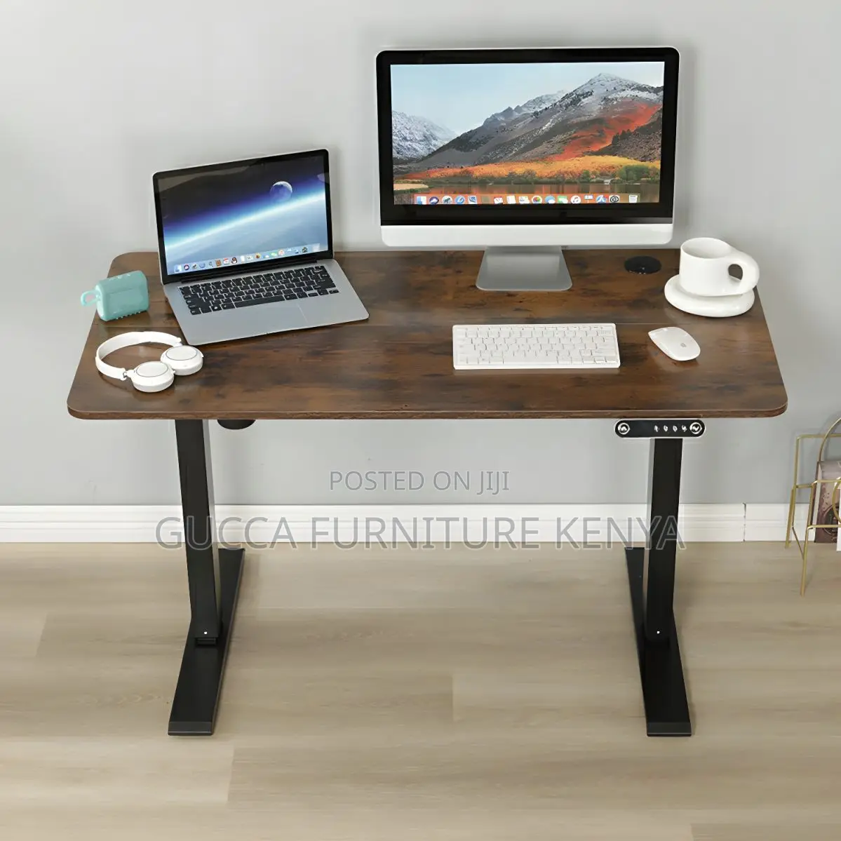 Office Chairs: Modern Style Brown Writing Standing Desk