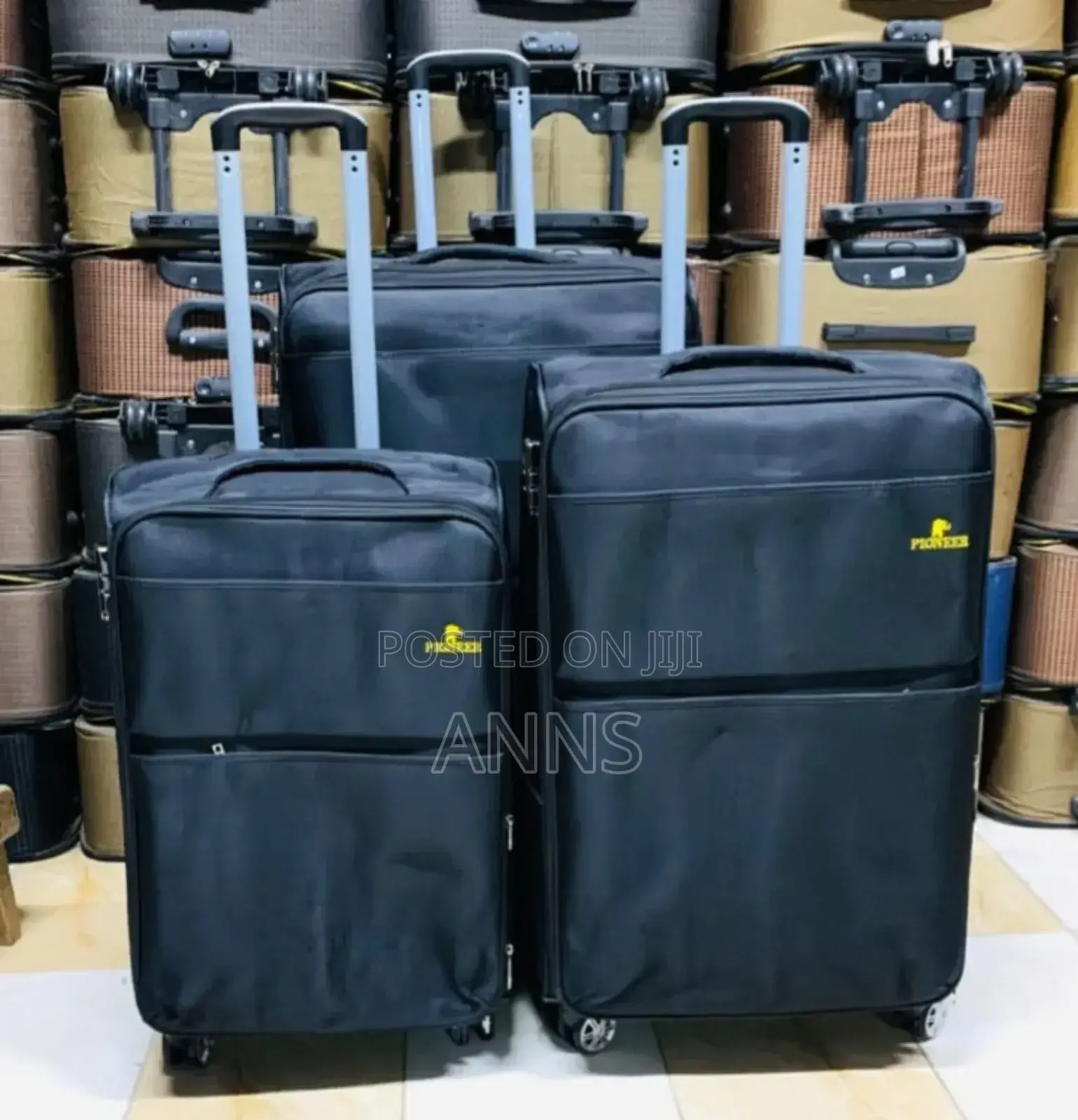 3 in 1 Fabric Laxurious Suitcase Briefcase Travel Bag