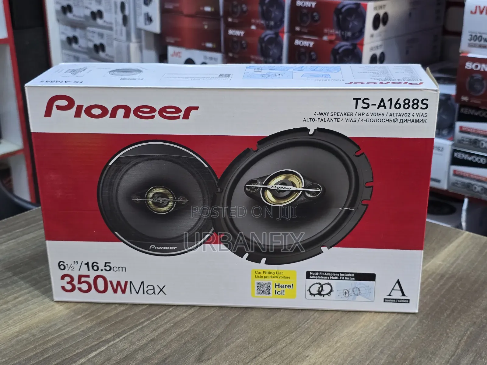 Pioneer TS-A1688S 6 Inch 350watts Midrange Speakers