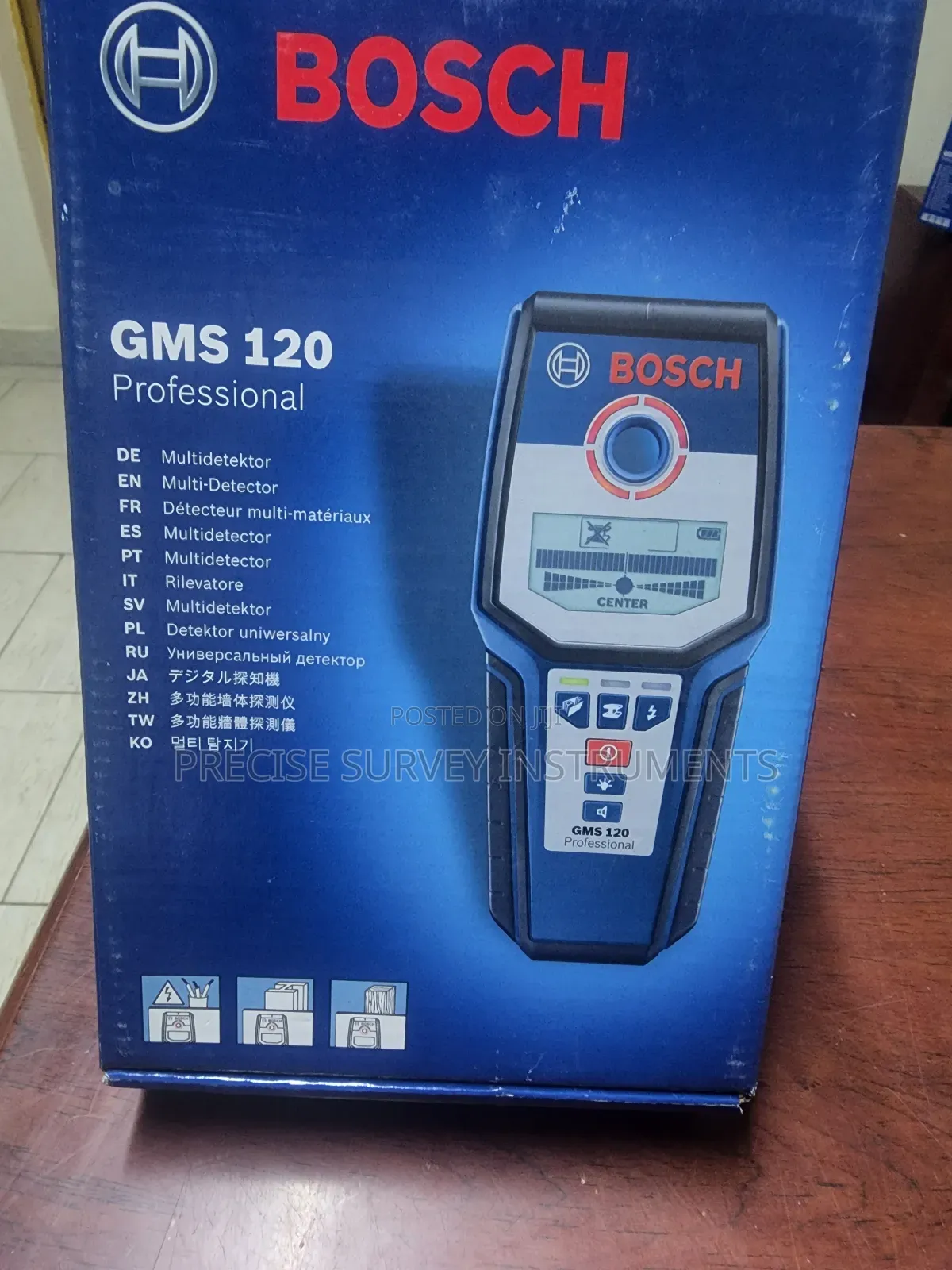 Bosch GMS 120 Stud,Metal and Wire Detector