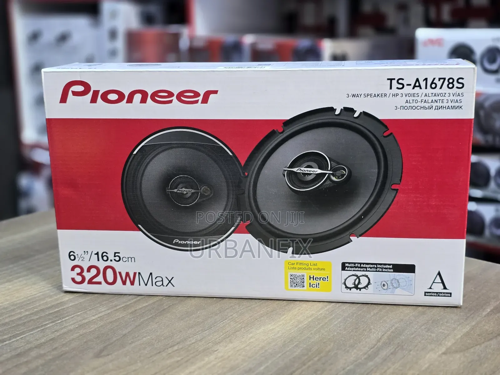 Pioneer 320watts 6 Inch TS-A1678S Round Speakers - A Pair