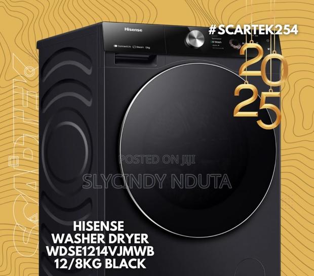 Hisense Washer Dryer WDSE1214VJMWB 12/8kg