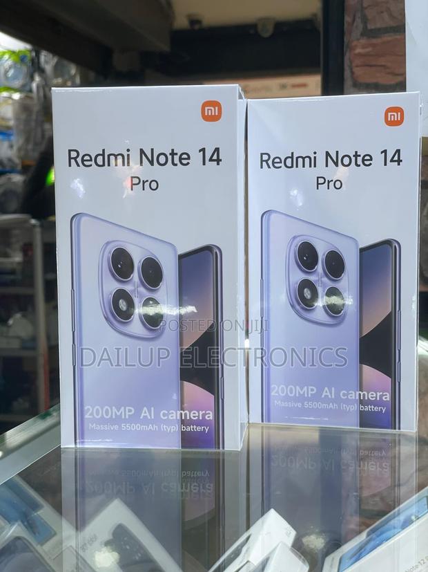 New Xiaomi Redmi Note 14 Pro 256 GB Black