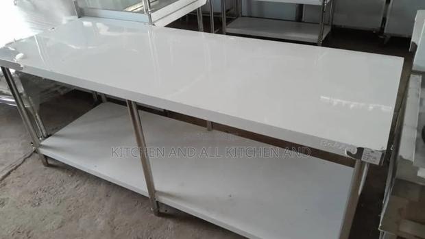 Shelved Work Table,Stainless Steel