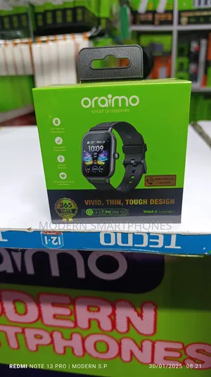 Oraimo Watch 5 2.01" Hd Panda Glass 1atm Smart Watch