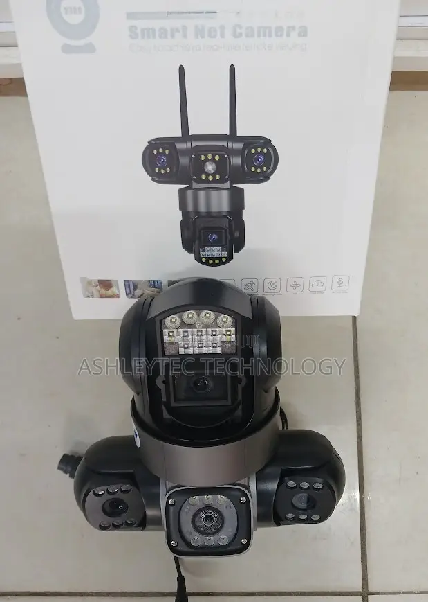 4 Lens(Quad) 8MP AC Powered V380 Simcard Wireless Camera