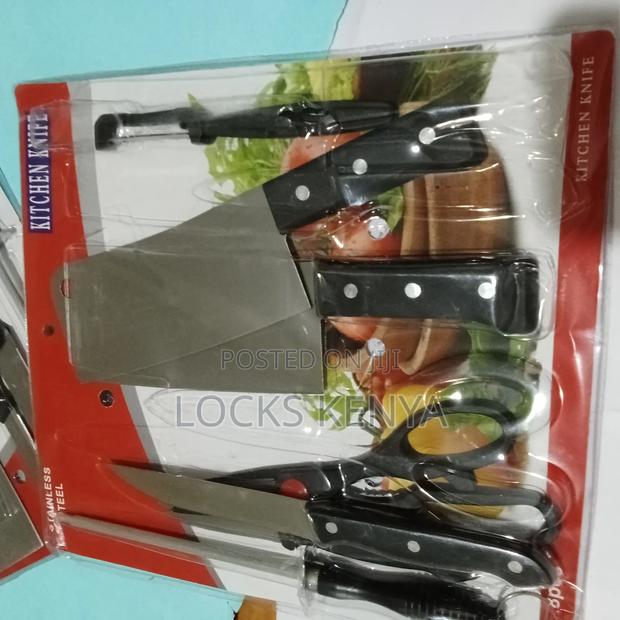 Durable Knife Set Black - main view