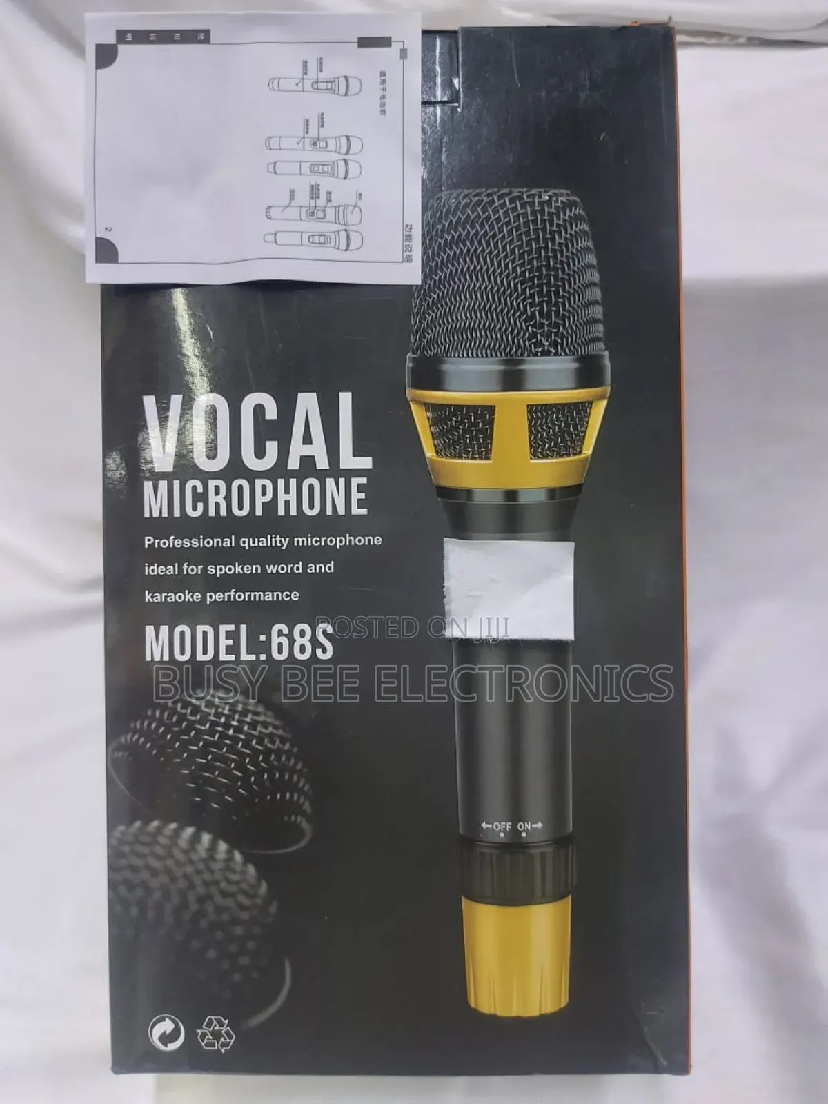 Model 68 S Vocal Microphone