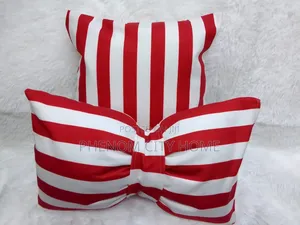 Lumbar Bow Tie Throw Pillow Cases