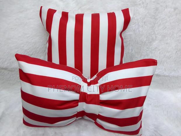 Lumbar Bow Tie Throw Pillow Cases - thumbnail 2