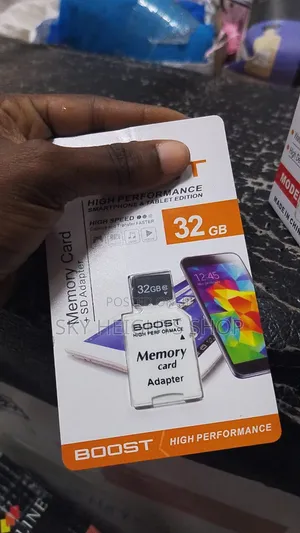 BOOST 32GB High Speed Memory Card Micro SD + SD Adapter