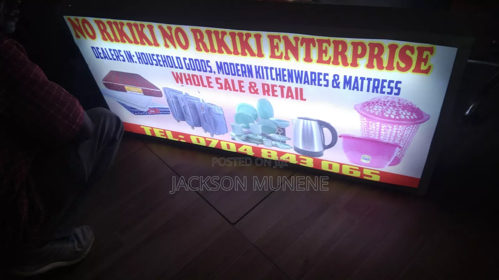 3D Sinages Light Box Rollup Banner Stickers Branding Stamps