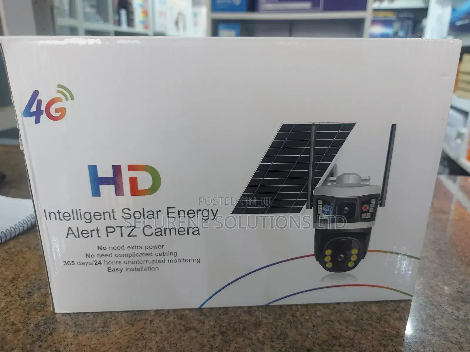 V380 Pro 6MP Dual Lens Outdoor 4G Solar Camera