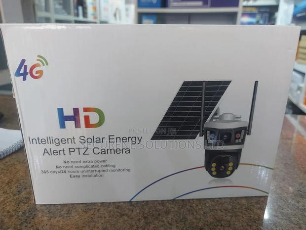 V380 Pro 6MP Dual Lens Outdoor 4G Solar Camera