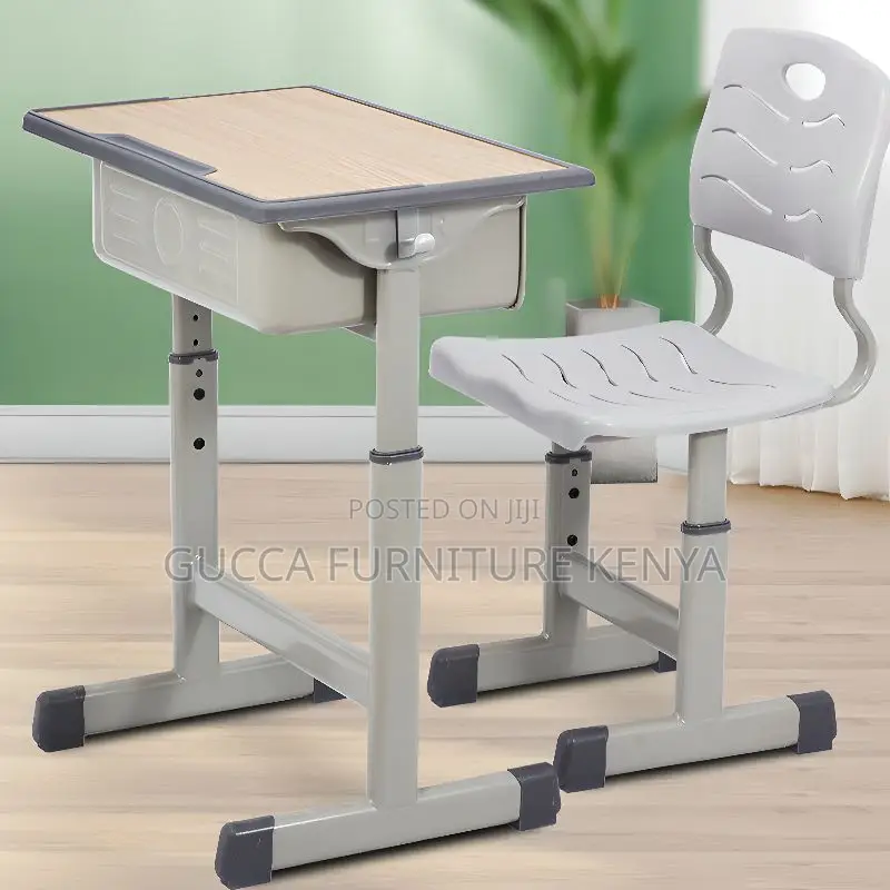 Kid's Furniture: Natural Finish Timber Kids Computer Desk
