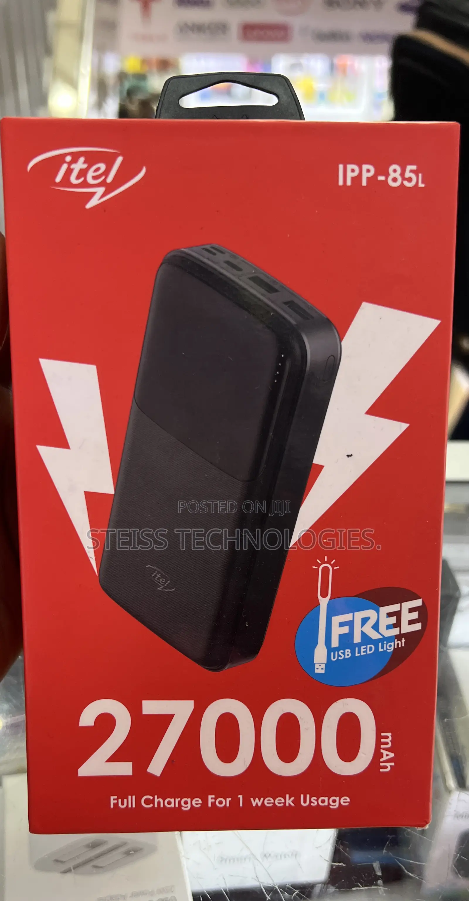 Itel 27000mah Powerbank.