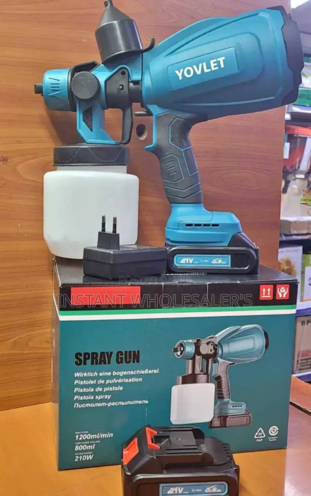 Powerful Cordless Paint Sprayer