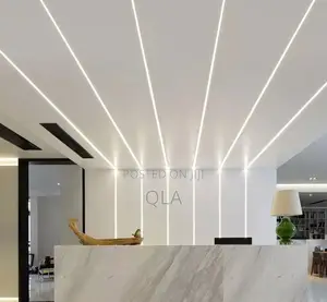 Led Gypsum Aluminum Profile Recessed, 2 Meters