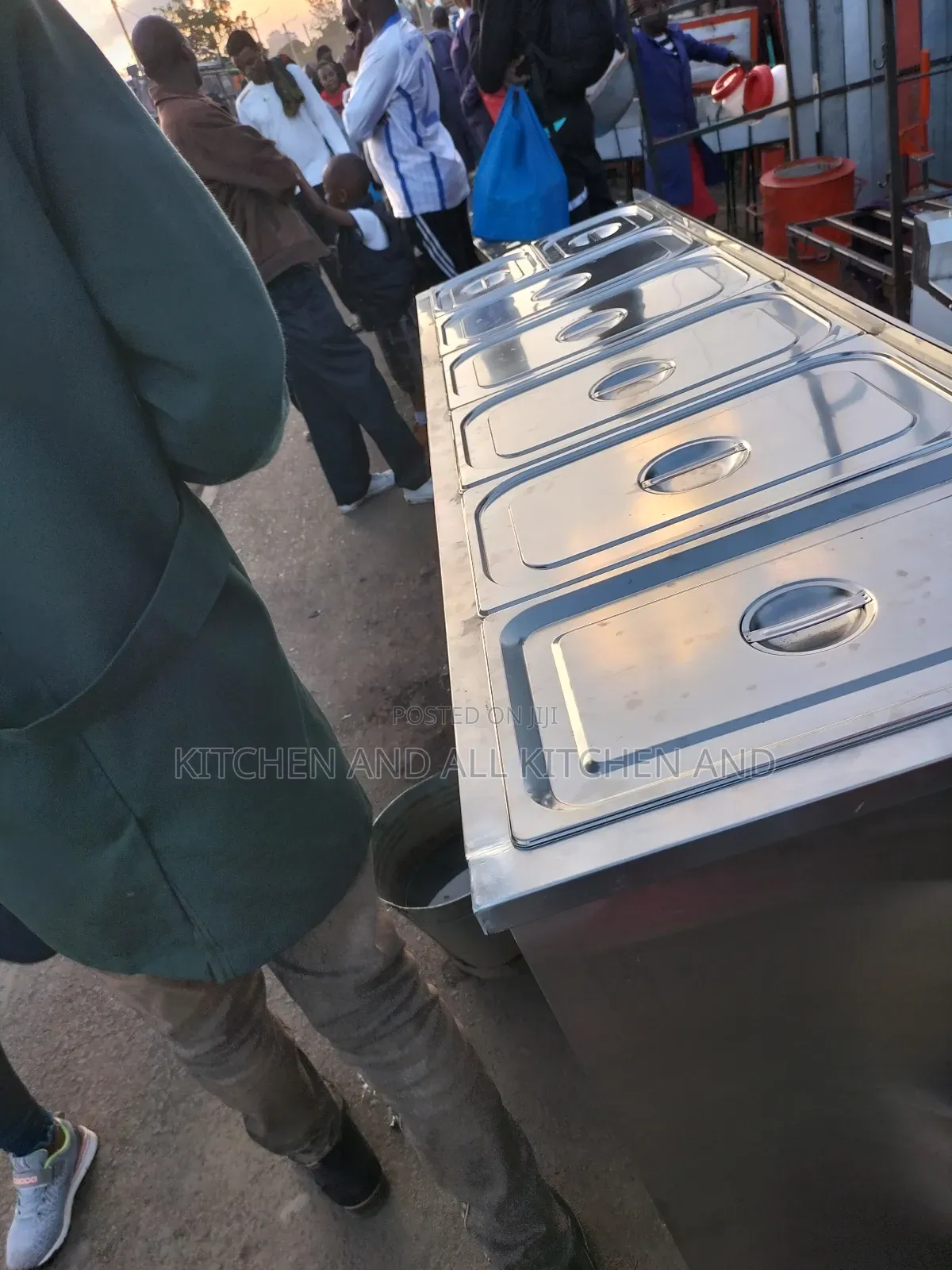 Stainless Steel Dish 5 Insert Warmer