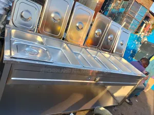 Stainless Steel Dish 5 Insert Warmer