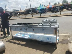 Combined Gas Cooker With Electric Fryer