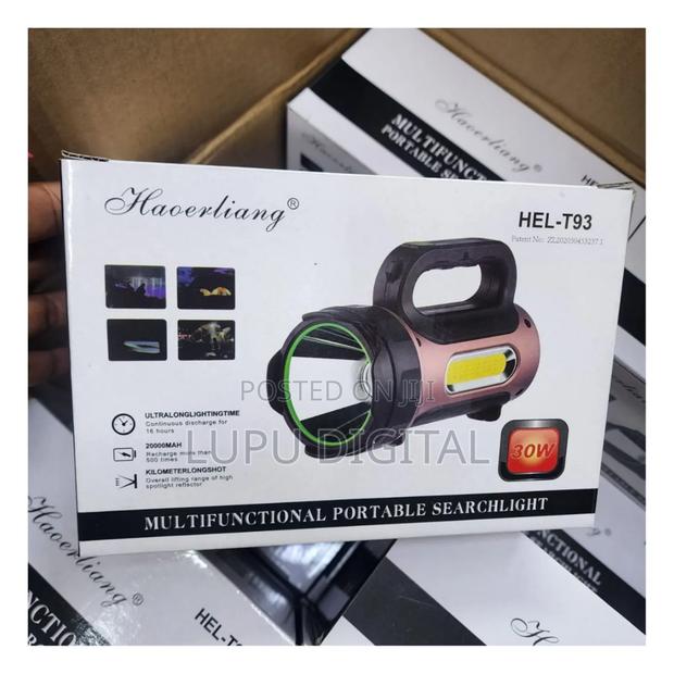 Solar Torch Rechargable Too With Side Latern . - main view