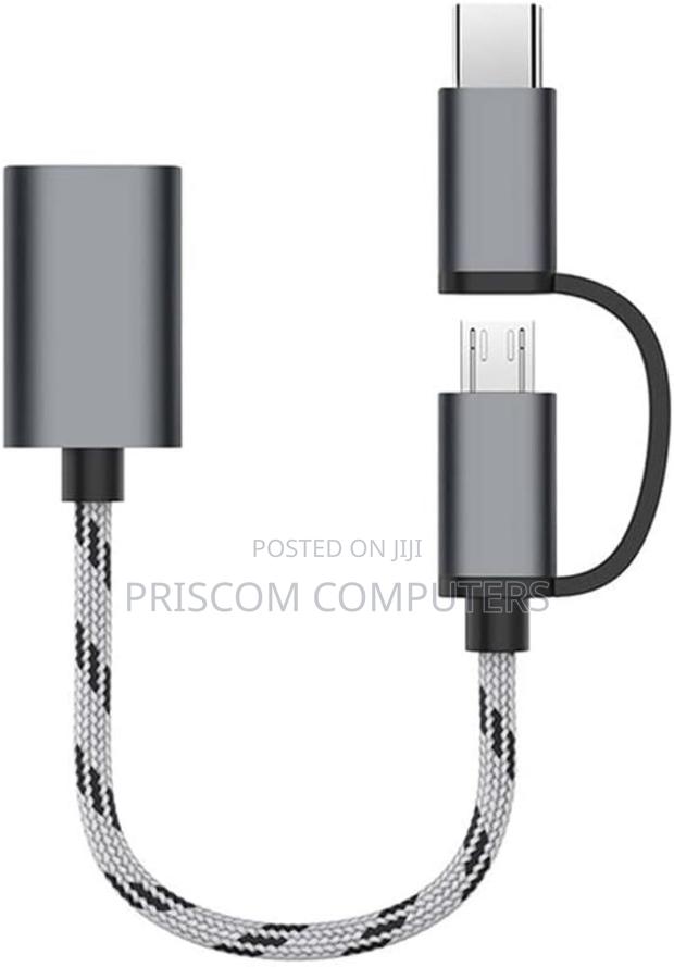 2 In 1 USB 3.0 OTG Adapter Cable Type-c Micro USB To USB 3.0 - thumbnail 2