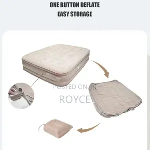 Inflatable Airbed Mattress With Inbuilt Pump- (200* 152*38cm
