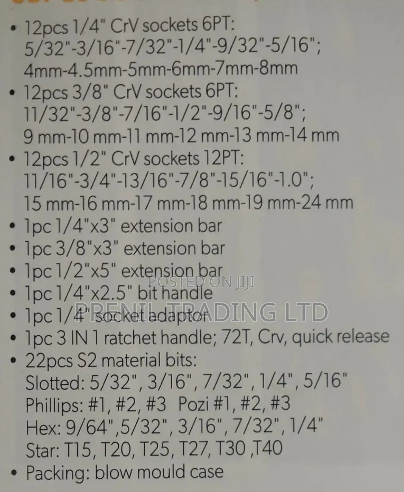 65 PCS Socket Set