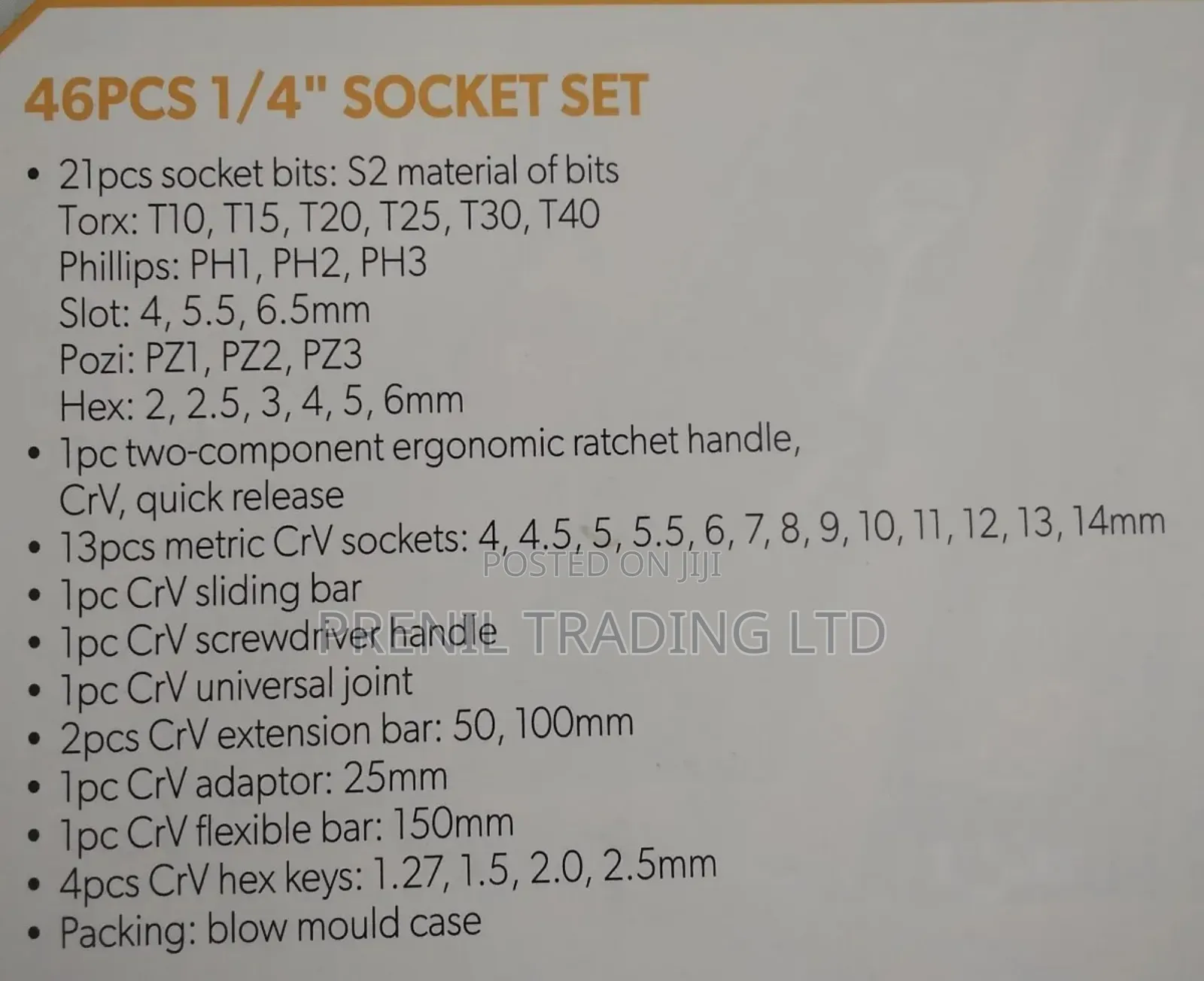 Socket Set 46 PCS