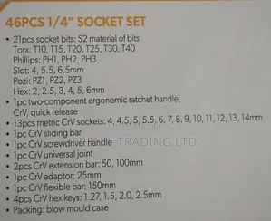 Socket Set 46 PCS