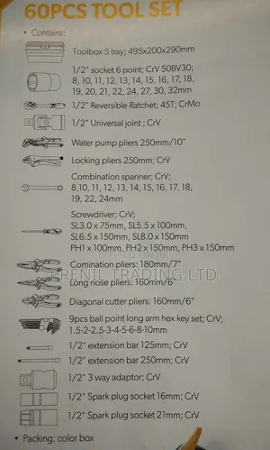 Socket Set 60 PCS
