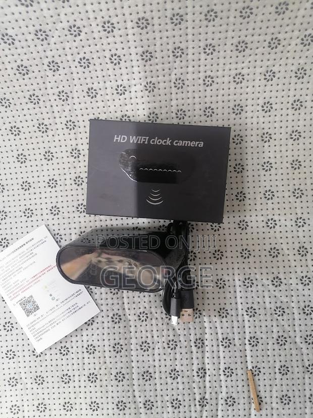 Just Out Wifi Clock Spy Camera With Audio Speaker - main view