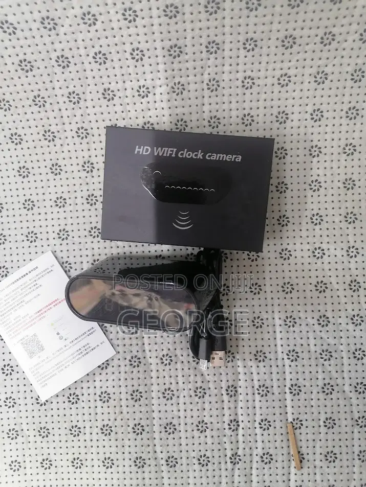 Wifi Clock Spy Camera With Audio Speaker Up Market