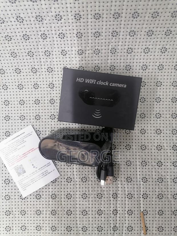 Classy Spy Clock Camera With 2way Audio
