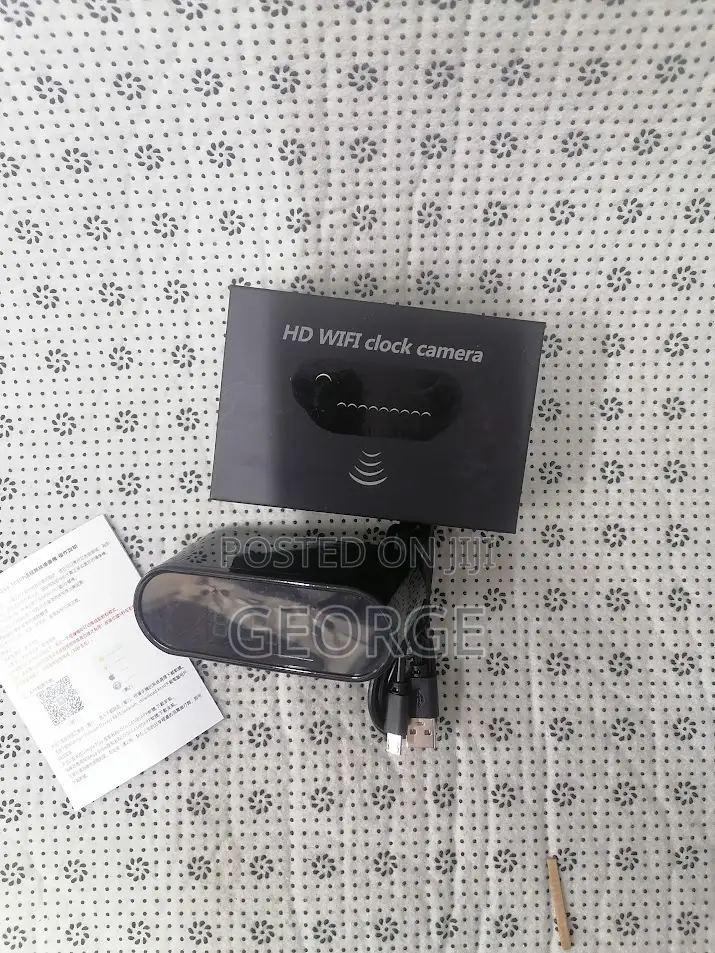 Superiority Wifi Spy(Hidden) Clock Camera With Audio