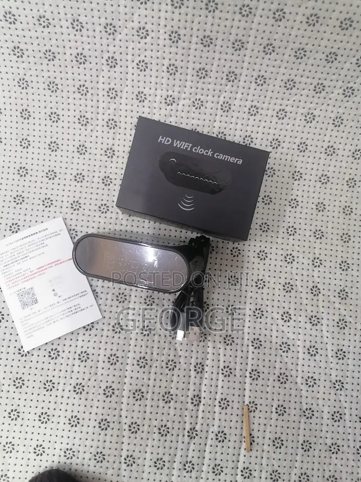 Ultra-Modern Spy Camera Hidden Clock Spy Camera