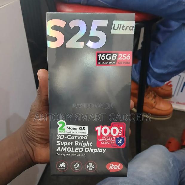 New Itel S25 Ultra 256 GB Black - thumbnail 3