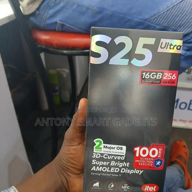 New Itel S25 Ultra 256 GB Black - thumbnail 4