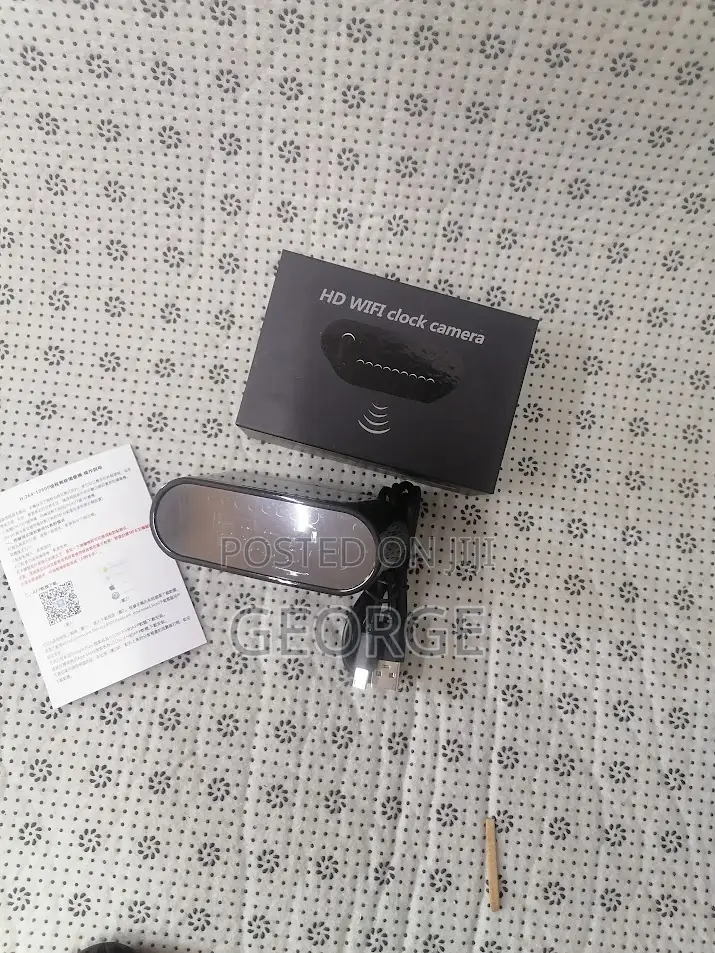 Customizable Spy Camera Hidden Clock Spy Camera
