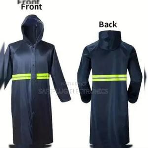 Heavy Duty Rain Coat With Reflective Strip/ Zipper - thumbnail 2