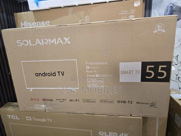 Solarmax 55" Smart Android Digital Tv :Netflix-Showmax-Youtu - main view