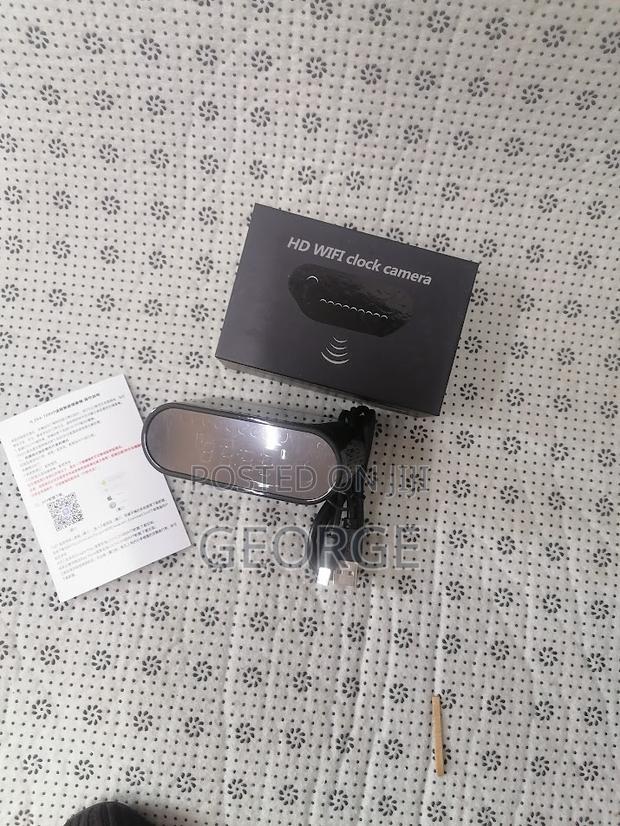 Exceptional Spy Camera Hidden Clock Spy Camera With Audio - main view