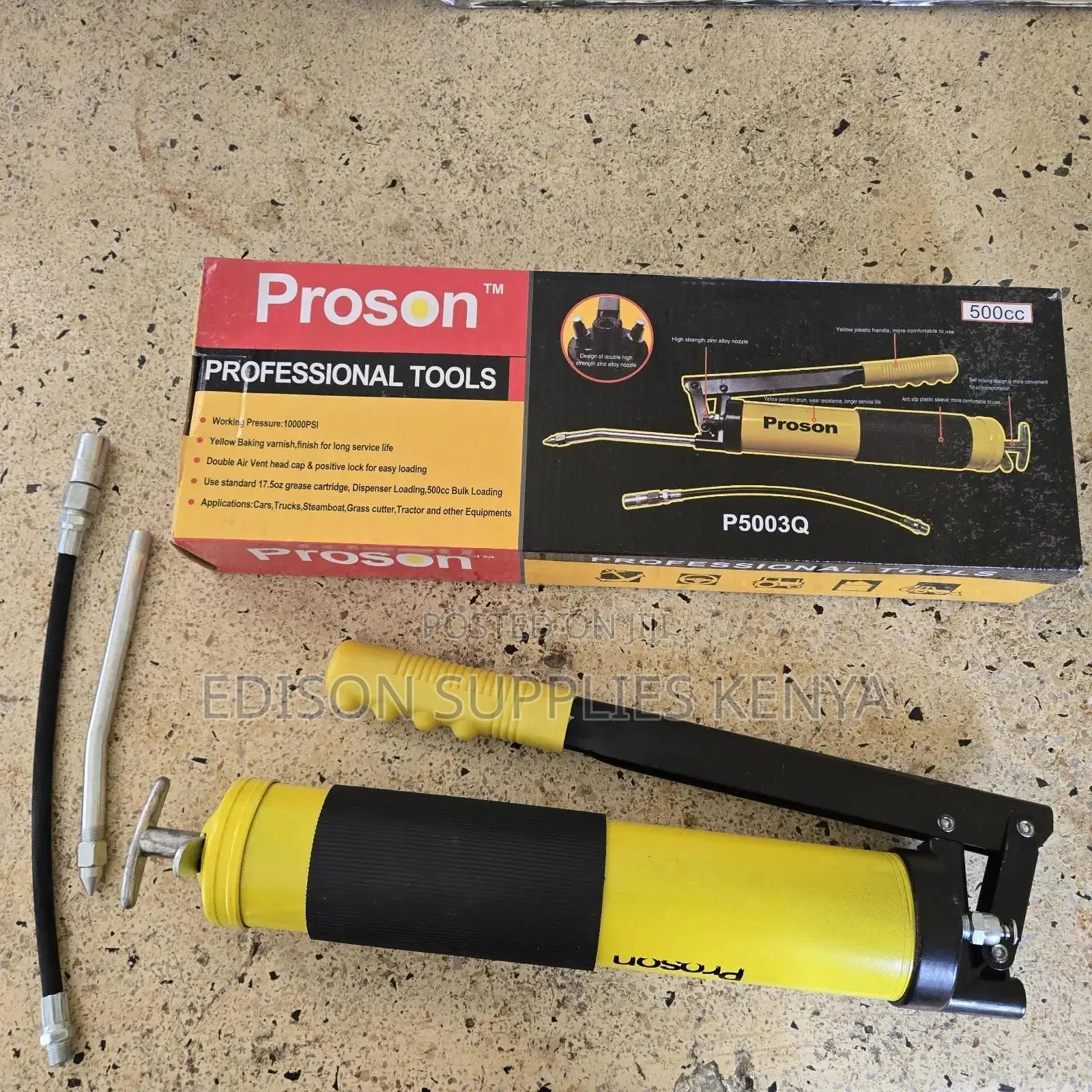 Grease Gun 500cc Proson Professional Grease Guns Heavy Duty