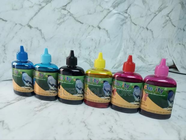 6 Colour 100ml Clarity Inks - main view