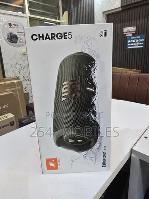 JBL Charge 5 Portable Waterproof Speaker 40w - Black