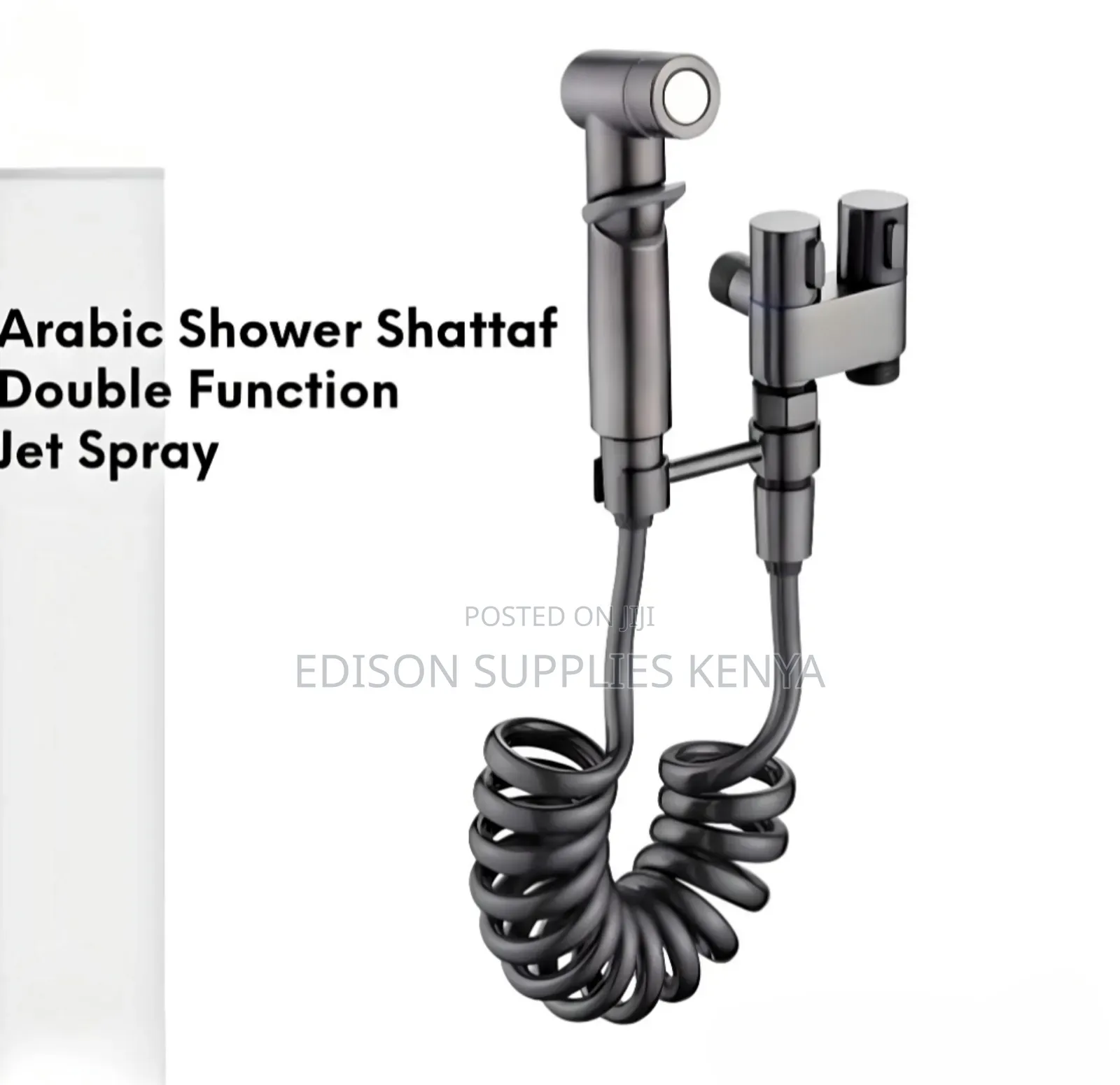 Black Arabic Shower With Angle Valve Shattaf Bidet Sprayers