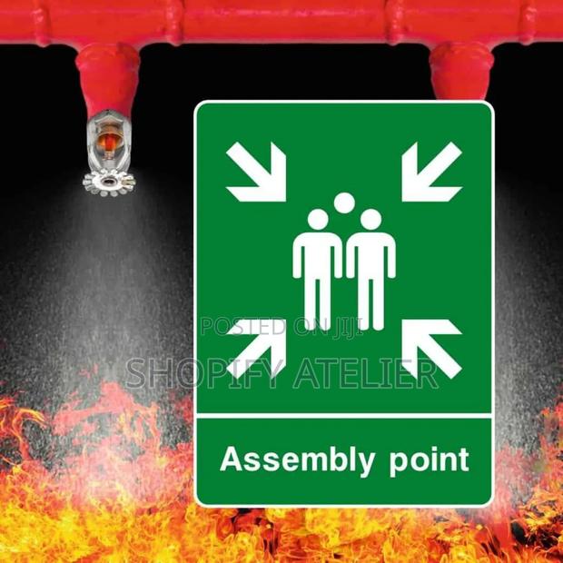 Emergency Fire Assembly Sign - thumbnail 2